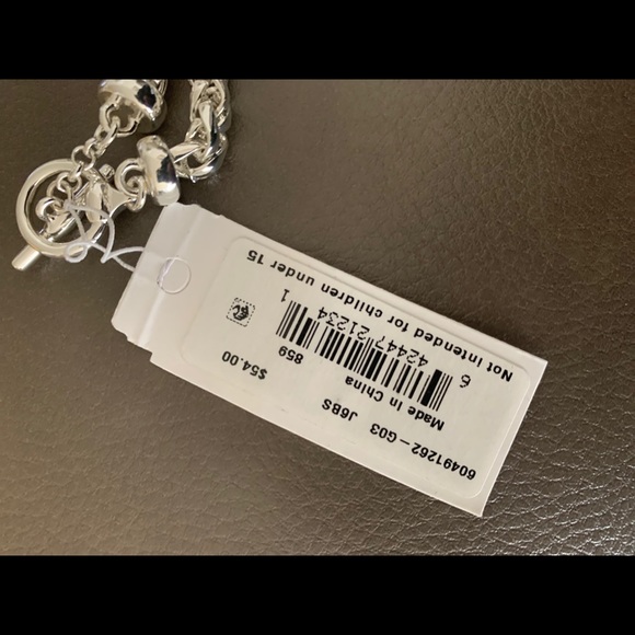 Lauren Ralph Lauren Silver Tone Collar Necklace - Picture 2 of 5